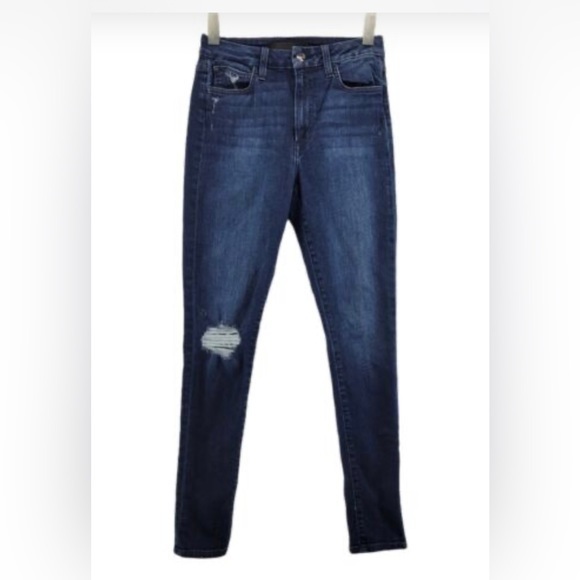 Joes Jeans Honey high rise curvy ankle skinny jeans with distressing - size 28 - Picture 1 of 6